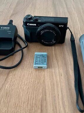 Canon PowerShot G7 X Mark II Digital Camera.